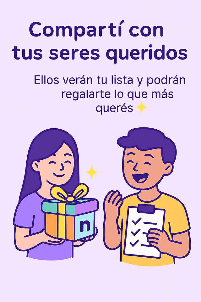 Compartí con tus seres queridos